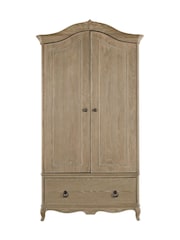 Willis & Gambier Oak Camille Double Wooden Wardrobe - Image 4 of 5