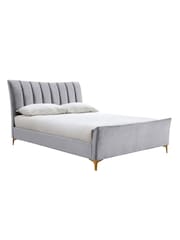 Birlea Grey Clover Upholstered Fabric Bed - Image 5 of 5