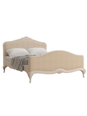 Willis & Gambier Ivory Ivory Upholstered & Wooden Bed - Image 3 of 4