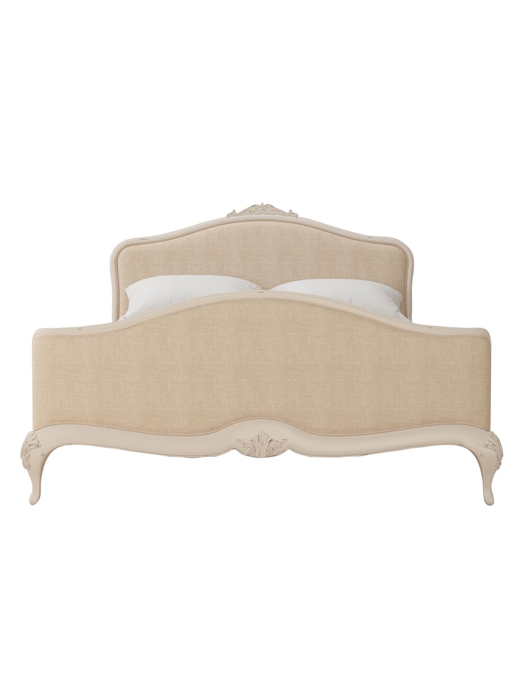 Willis & Gambier Ivory Ivory Upholstered & Wooden Bed - Image 4 of 4