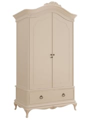 Willis & Gambier Ivory Ivory Wooden Double, 1 Drawer Wardrobe - Image 2 of 3
