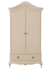 Willis & Gambier Ivory Ivory Wooden Double, 1 Drawer Wardrobe - Image 3 of 3