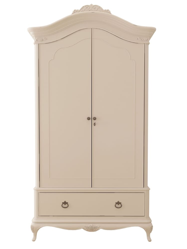 Willis & Gambier Ivory Ivory Wooden Double, 1 Drawer Wardrobe - Image 3 of 3