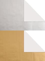 Hallmark Multi Wrapping Paper 6 Rolls x 2M - 3 Colours - Image 3 of 4