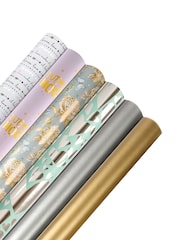 Hallmark Multi Celebration Wrapping Paper 6 Rolls x 2M - Image 2 of 4