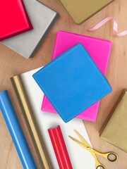 Hallmark Multi Wrapping Paper 6 Rolls x 2M - 5 Colours - Image 1 of 4