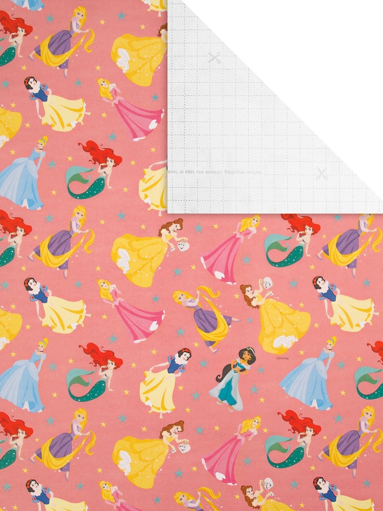 Hallmark Multi Disney Princess Wrapping Paper 3 Rolls x 2M - Image 4 of 4