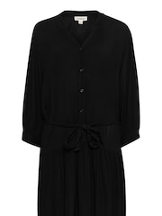Soaked in Luxury Zaya 3/4 Sleeve Above Knee Black Dress - Image 3 of 4