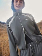 self. Charcoal Grey Full Zip Jacket - Image 4 of 12