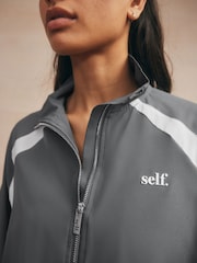 self. Charcoal Grey Full Zip Jacket - Image 6 of 12