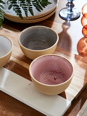 Portmeirion Rose Quartz Minerals Medium Set of 4 Cereal Bowls - Image 1 of 8