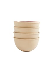 Portmeirion Rose Quartz Minerals Medium Set of 4 Cereal Bowls - Image 4 of 8