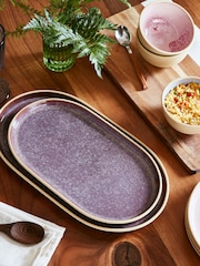Portmeirion Amethyst Minerals Large Oval Platter - Image 1 of 8
