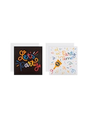 Hallmark Multi 10 Pack Party Invitations In 2 Vibrant Designs - Image 3 of 4