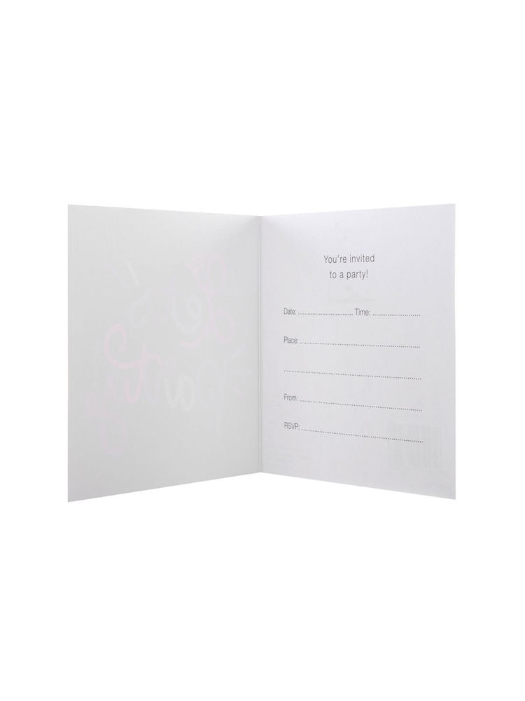 Hallmark Multi 10 Pack Party Invitations In 2 Vibrant Designs - Image 4 of 4