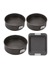 Laura Ashley Sage Leaf Set of 4 Cake Baking Set - Image 1 of 5