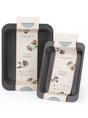 Laura Ashley Sage Leaf Set of 2 Roasting Pans - Image 4 of 4