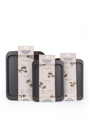 Laura Ashley Set of 3 Sage Leaf Oven Trays & Baking Tray - Image 3 of 4
