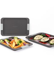 Laura Ashley Set of 3 Sage Leaf Oven Trays & Baking Tray - Image 4 of 4