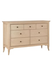 Willis & Gambier Brown Toulon Wooden Chest of 7 Drawer Drawers - Image 3 of 4