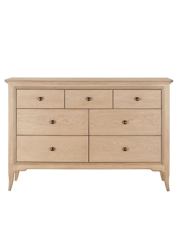 Willis & Gambier Brown Toulon Wooden Chest of 7 Drawer Drawers - Image 4 of 4