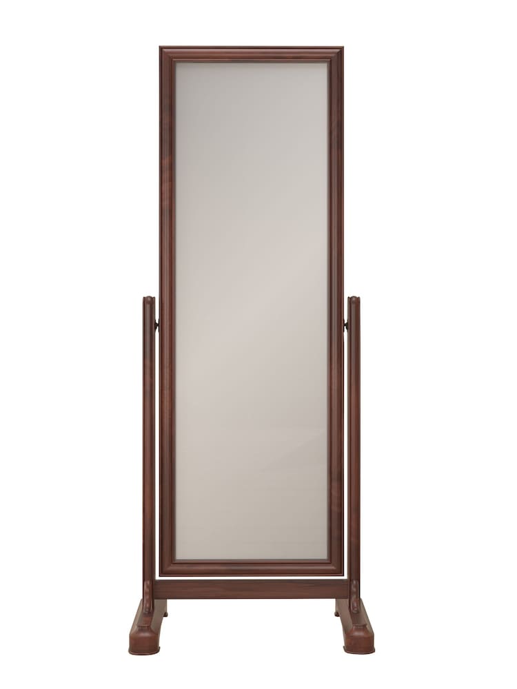 Willis & Gambier Brown Antoinette Wooden Cheval Mirror - Image 3 of 3