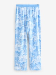 Blue 100% Cotton Short Sleeve Pyjamas - Image 3 of 6