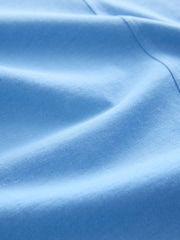 Blue 100% Cotton Short Sleeve Pyjamas - Image 6 of 6