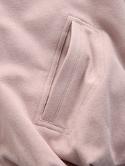 Pink Supersoft Rib Bomber Jacket - Image 9 of 9