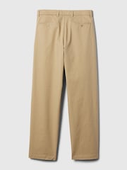 Gap Beige Baggy Fit Stretch Modern Chino Trousers - Image 7 of 7