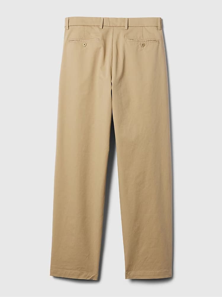 Gap Beige Baggy Fit Stretch Modern Chino Trousers - Image 7 of 7