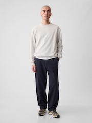 Gap Navy Blue Baggy Fit Stretch Modern Chino Trousers - Image 1 of 5