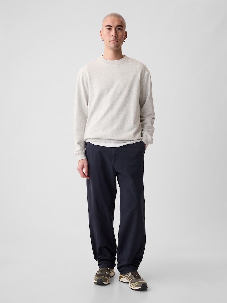 Azul marino - Pantalones chinos baggy elásticos de estilo moderno de Gap - Imagen 1 de 5 Azul marino - Pantalones chinos baggy elásticos de estilo moderno de Gap - Imagen 1 de 5