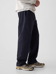 Gap Navy Blue Baggy Fit Stretch Modern Chino Trousers - Image 4 of 5