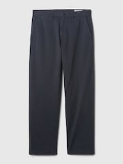 Gap Navy Blue Baggy Fit Stretch Modern Chino Trousers - Image 5 of 5
