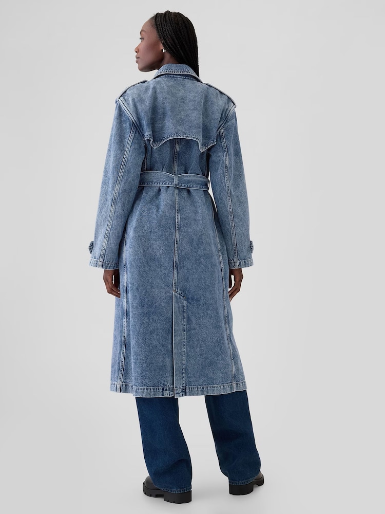Gabardina larga de denim de Gap - Imagen 2 de 5 Gabardina larga de denim de Gap - Imagen 2 de 5