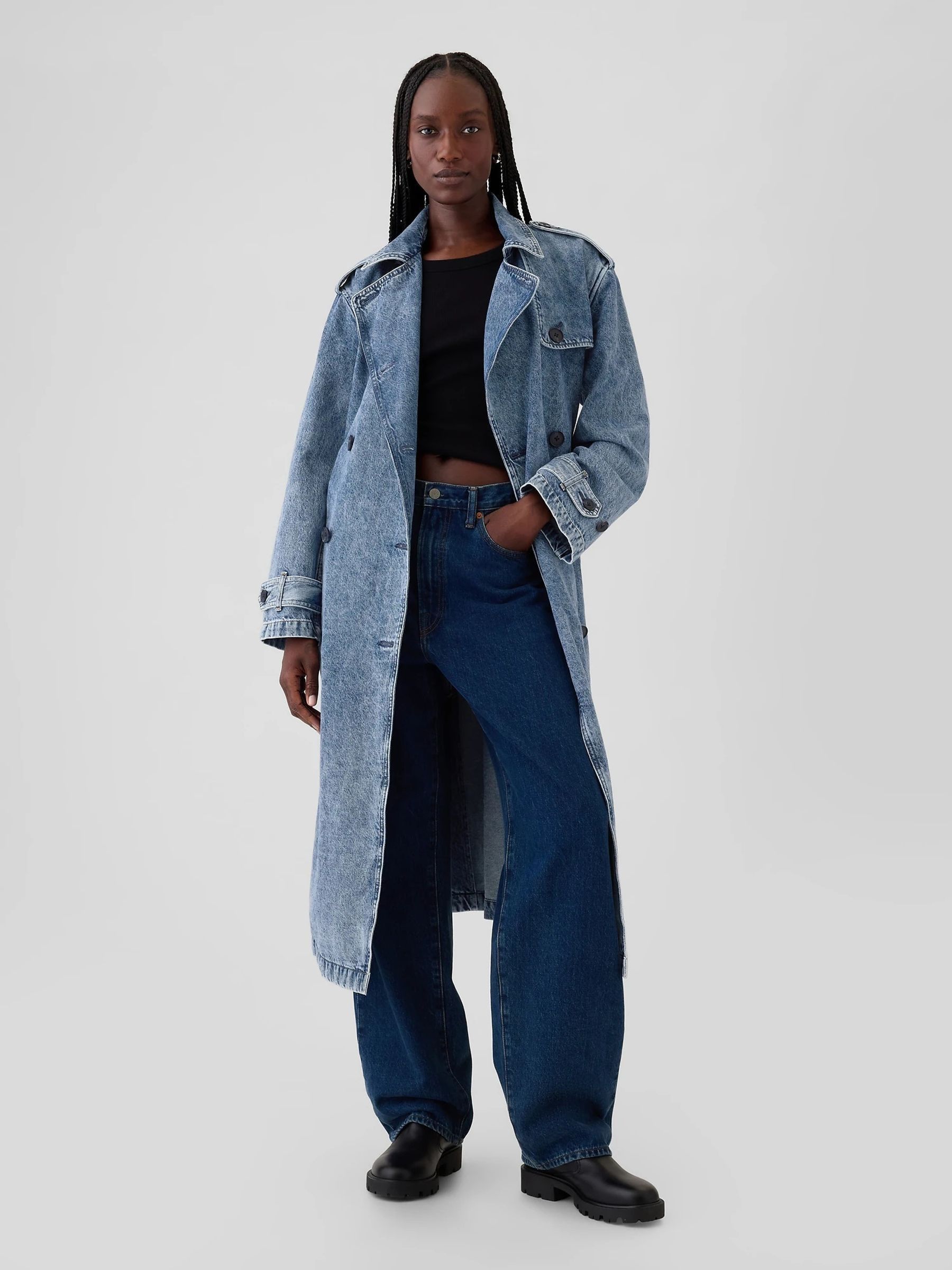 COAT TRENCH Buy Linen Coat Trench Big MADISONBLUE 2010s ジャケット・アウター | Was Johnny ジャケット・アウター