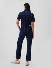Gap Blue Denim Jumpsuit - Image 2 of 4