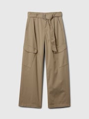 Gap Brown High Waisted Baggy Cargo Trousers - Image 7 of 7