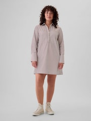 Gap Red Cotton Mini Shirt Dress - Image 1 of 5