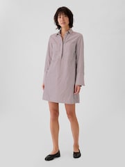 Gap Red Cotton Mini Shirt Dress - Image 3 of 5