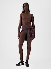 Gap Brown Power Medium Impact Racerback Sports Bra - Image 3 of 4