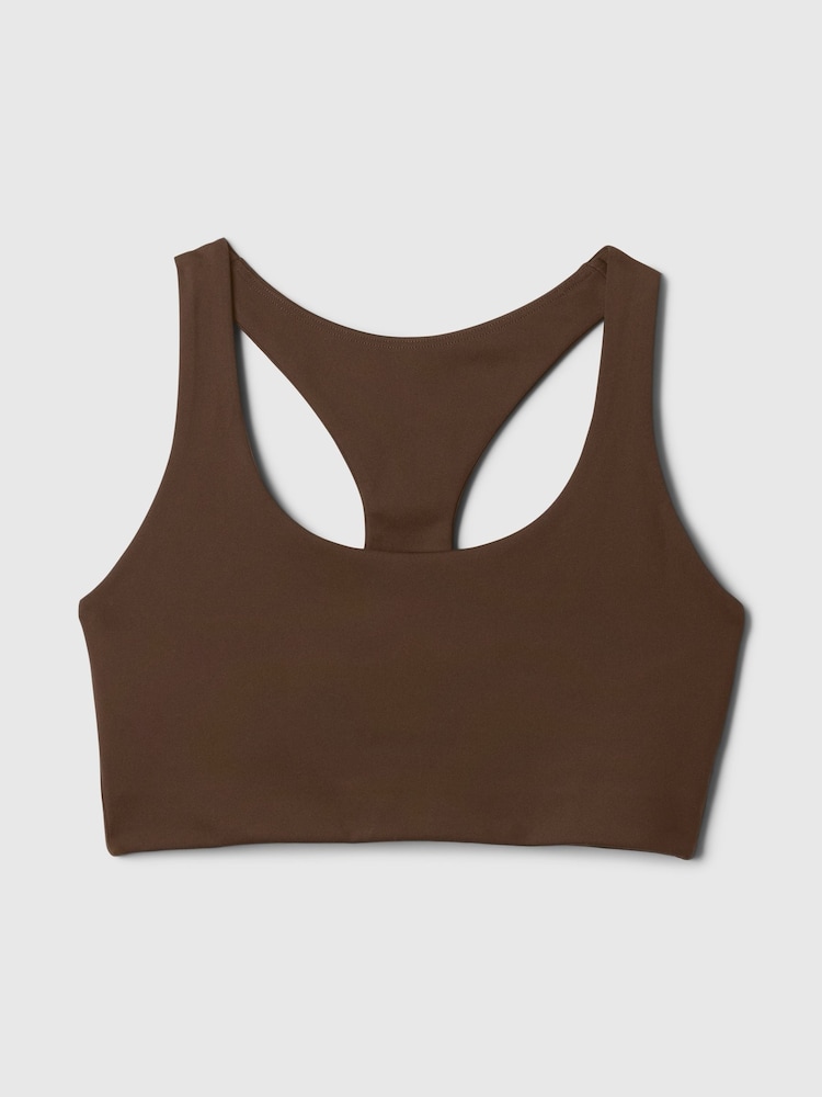 Gap Brown Power Medium Impact Racerback Sports Bra - Image 4 of 4 Gap Brown Power Medium Impact Racerback Sports Bra - Image 4 of 4