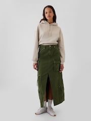 Gap Green Cargo Maxi Skirt - Image 2 of 5
