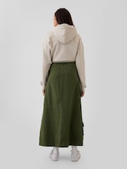 Gap Green Cargo Maxi Skirt - Image 3 of 5