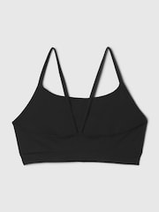 Negro - Bralette de espalda cruzada sin costuras Gap - Imagen 4 de 4