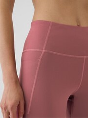 Gap Pink High Waisted Power Stretch Full Length Pocket Leggings - Image 3 of 4