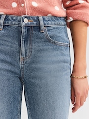 Bleu moyen - Bermuda en jean longueur Denim - Image 5 of 9