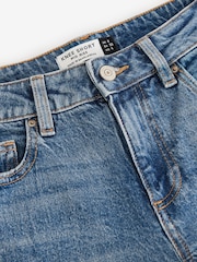 Mid Blue Hourglass Knee Length Bermuda Denim Shorts - Image 9 of 9