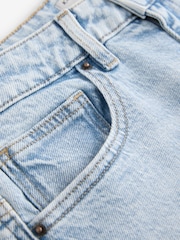 Bleach Knee Length Bermuda Denim Shorts - Image 7 of 8